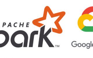 Apache Spark & Google cloud logos